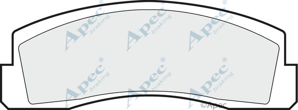 APEC BRAKING Комплект тормозных колодок, дисковый тормоз PAD311